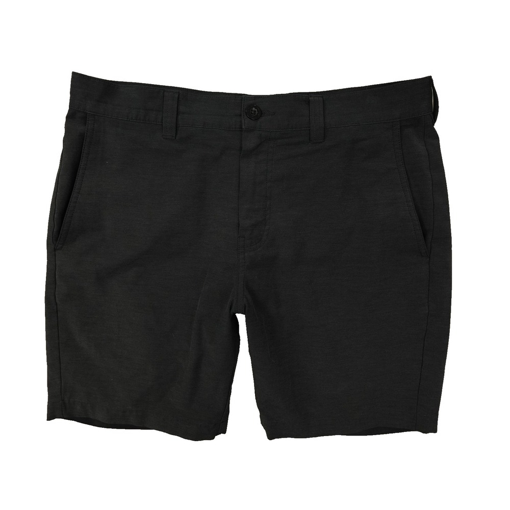 Travis Mathew Bermuda Shorts Men's 33 Black Performance Golf 8" Inseam 1MY308